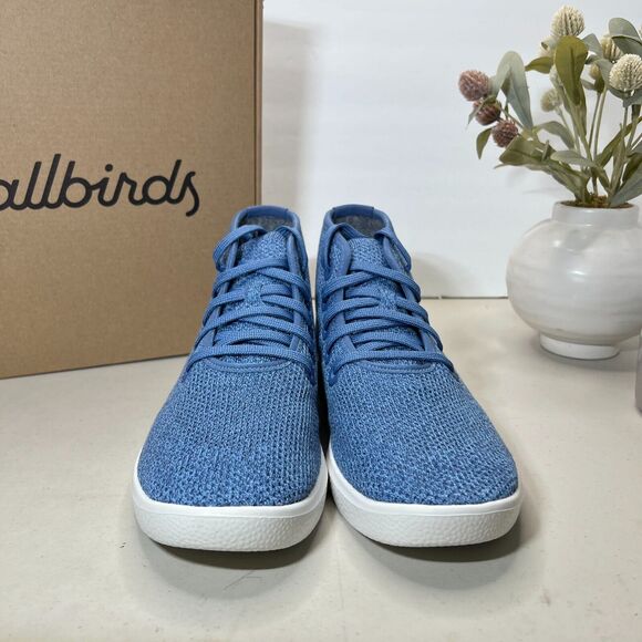 Allbirds Tree Topper Blue Mesh Casual High Top Sneakers Shoes Men's US 8 NWB - Picture 2 of 9